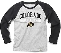 Vista 44 de Wes and Willy NCAA playera raglán de manga larga para niños