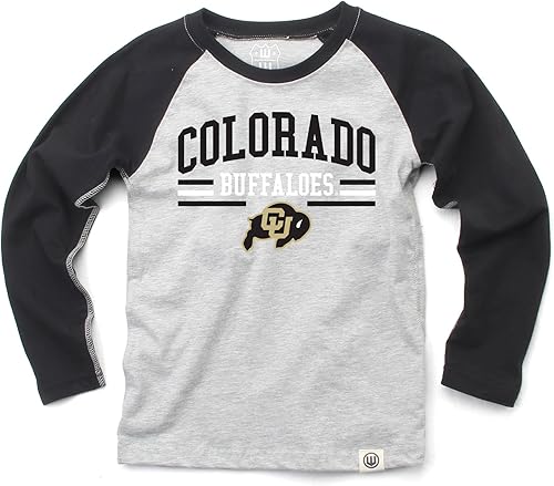 Miniatura 44 de Wes and Willy NCAA playera raglán de manga larga para niños