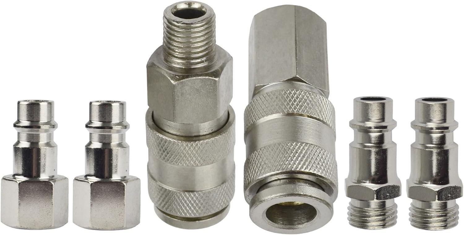 Air Line Compressor Connector EURO Fittings Quick Release Coupling Set FT011