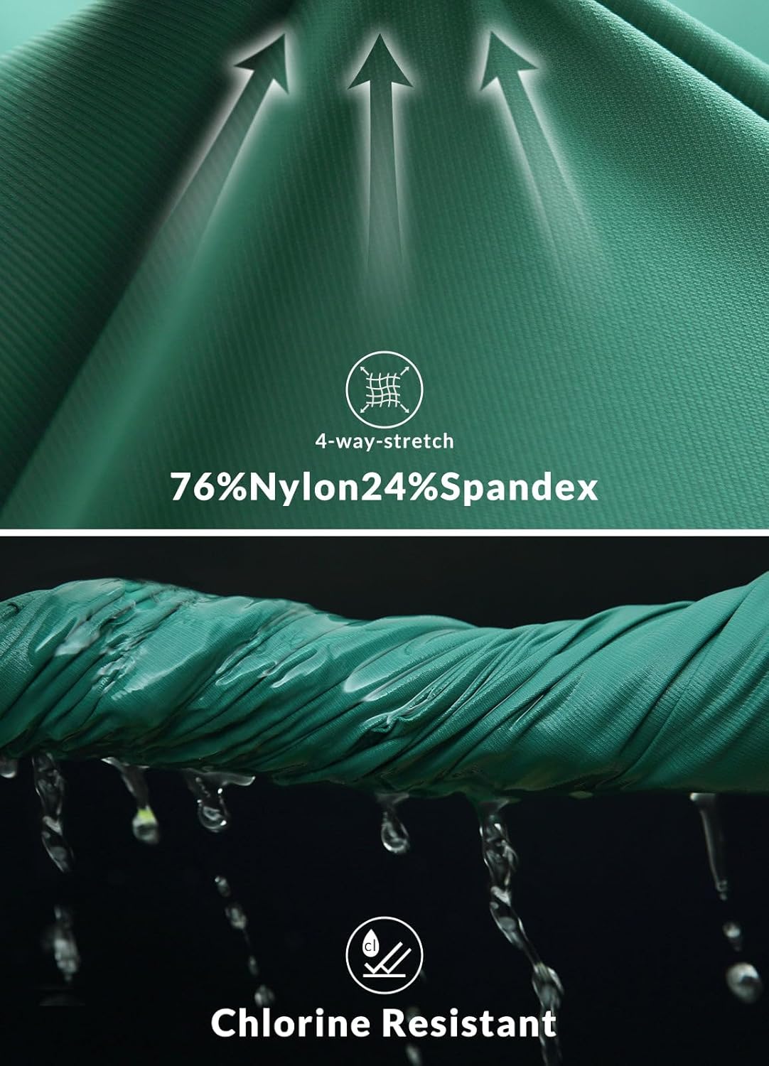 baleaf Women's 3"/5"/7"/9" High Waisted Swim Board Shorts Quick Dry Swimsuits Bottoms Trunks with Pockets - Image 6