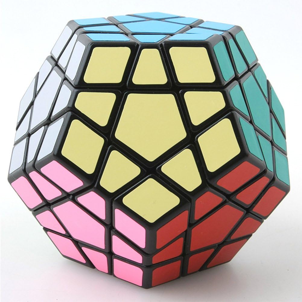 3段十二面体 ルービックキューブ 速度キューブ 速度パズル 競技用 ブラック 立体パズル おもちゃ Amazon