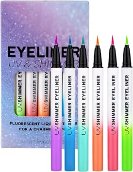 Colorful Eyeliners Set High Pigmented Natural Gel Liquid Makeup Pen Eye
