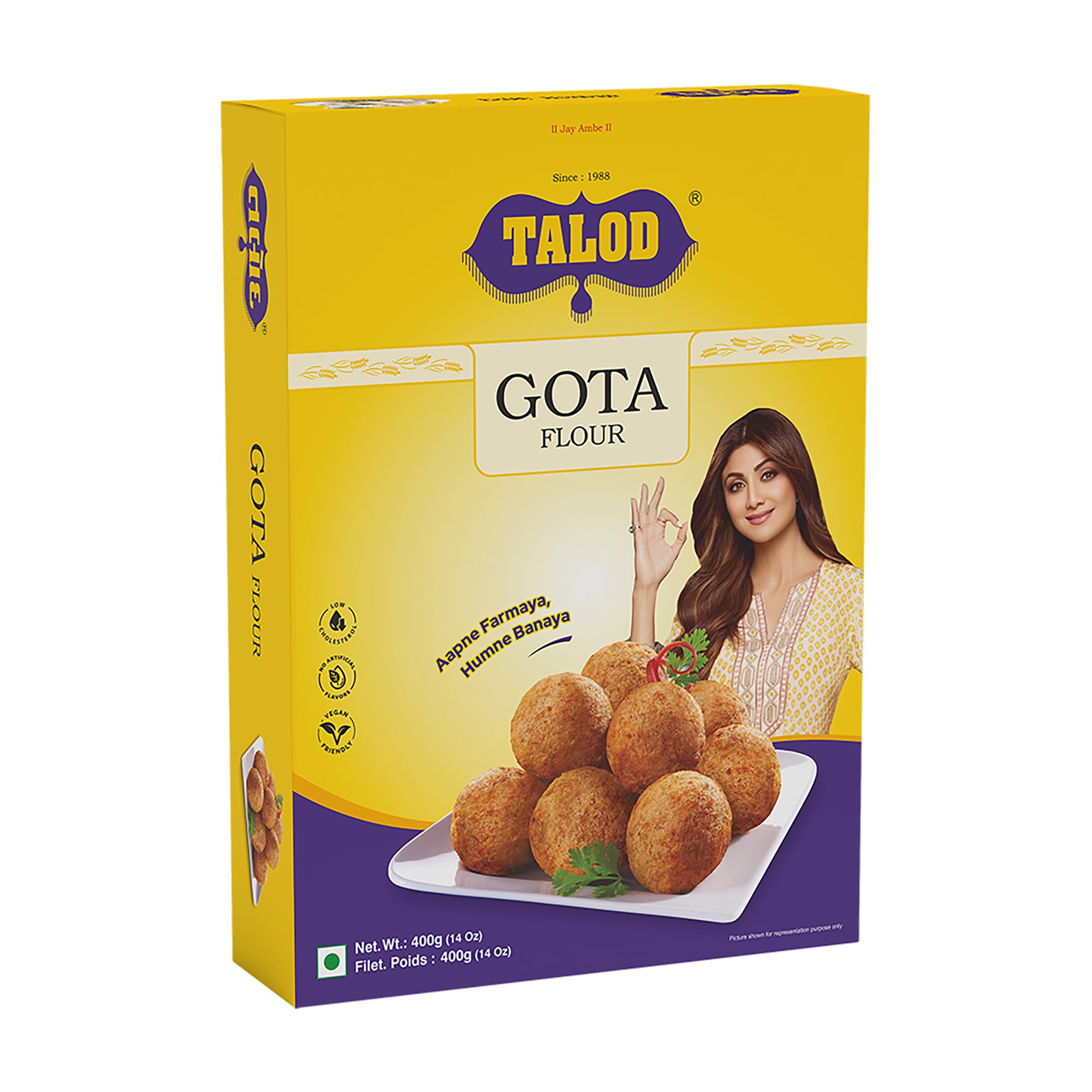 Talod Instant Mix Gota (Pack of 2 * 400 g) | 100% Vegetarian, Wheat Gluten Free, Vegan Friendly, No Preservative, No Artificial Flavours, No Artificial Colors, No MSG (B0C5M5C1BV) Amazon Price History, Amazon Price Tracker