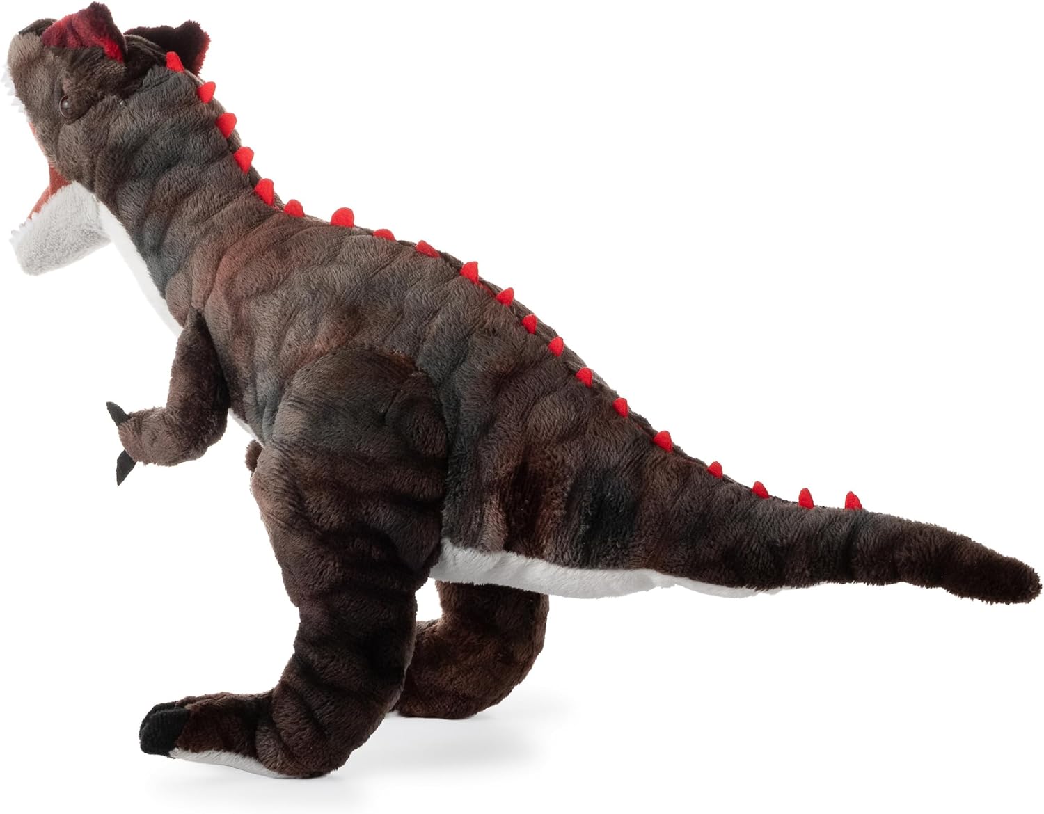 The Petting Zoo Allosaurus Dinosaur Stuffed Animal Plushie, Gift for Kids, Dinosaur Animals, Brown Dinosaur Plush Toy 15 inches