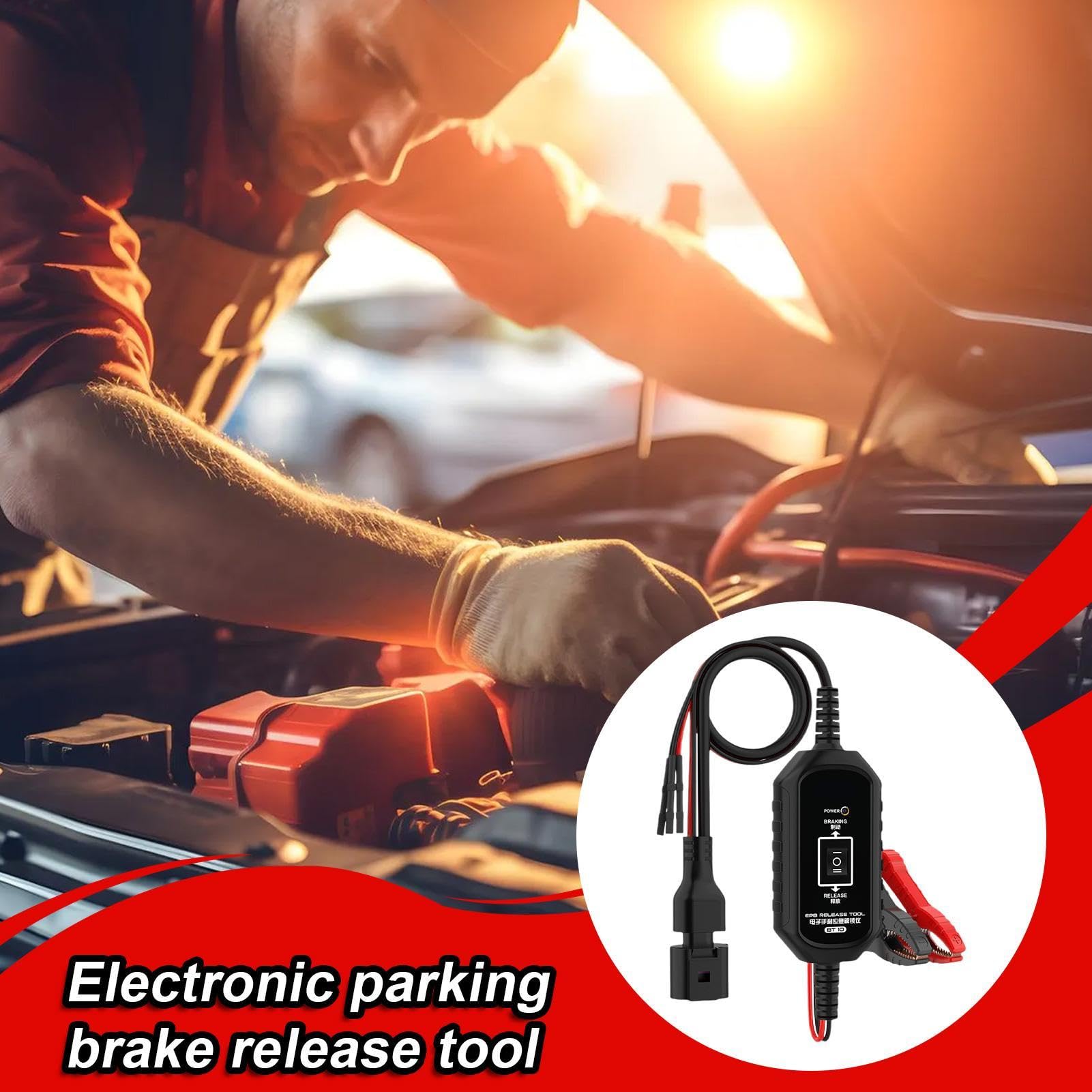 Strumento Retrattore per Freno di Stazionamento Elettrico Attrezzatura | Strumento Sblocco Freno Con Protezione Da Sovracorrente Adatto a Garage, Officina, Meccanici