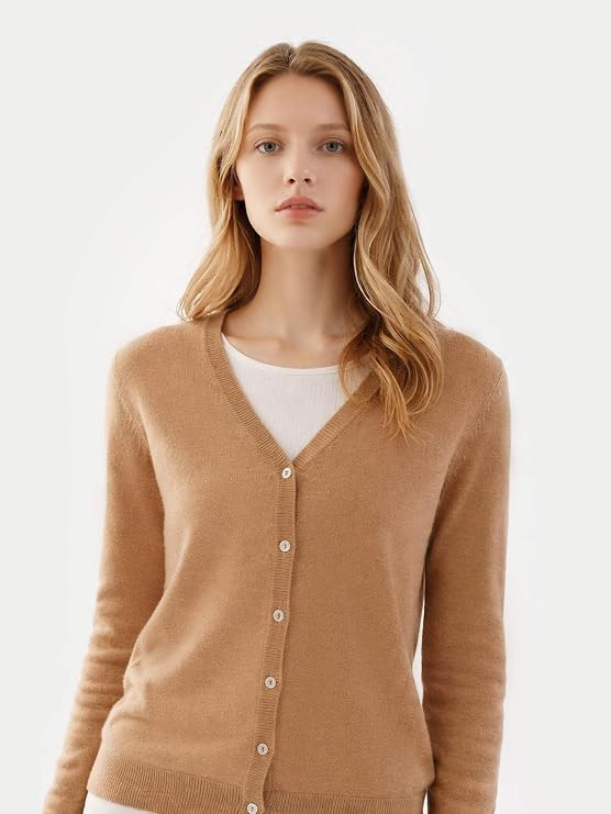 Essential Cashmere V-Neck Cardigan