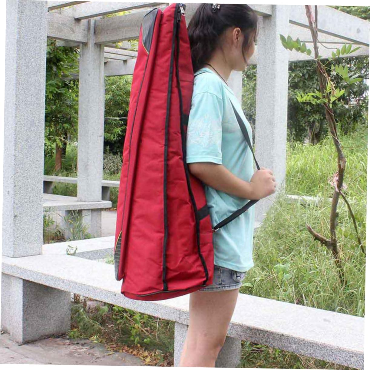 LIOOBO Trombone Storage Case Oxford Cloth Bag Smooth Zipper Protective Trombone Organizer