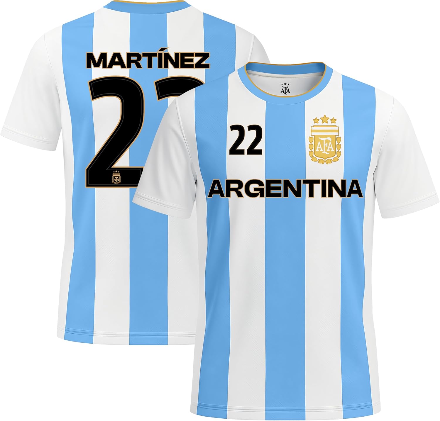 Icon Sports Officially Licensed Argentine Football Association Game Day Shirt - Unisex Adult