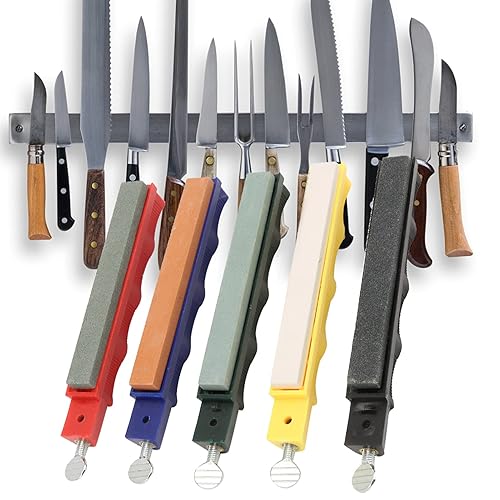 Miniatura 3 de Sistema de afilado, juego de afilador de cuchillos de ángulo de cocina, afilador de cuchillos, amoladora de piedra, juego de afilado de diamantes,