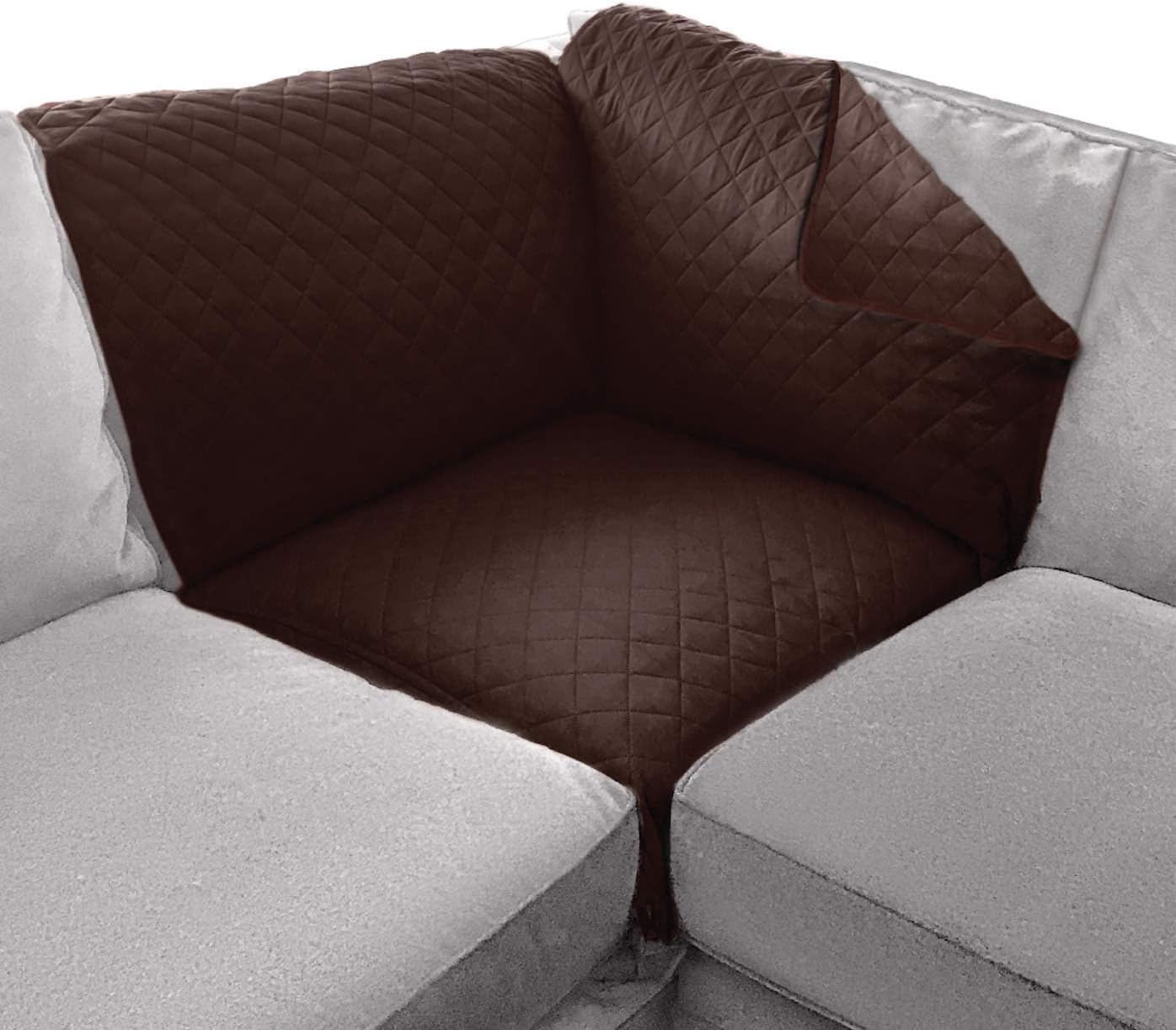 Sofa Shield Patented Sectional Couch Cover, Reversible Corner L Shaped