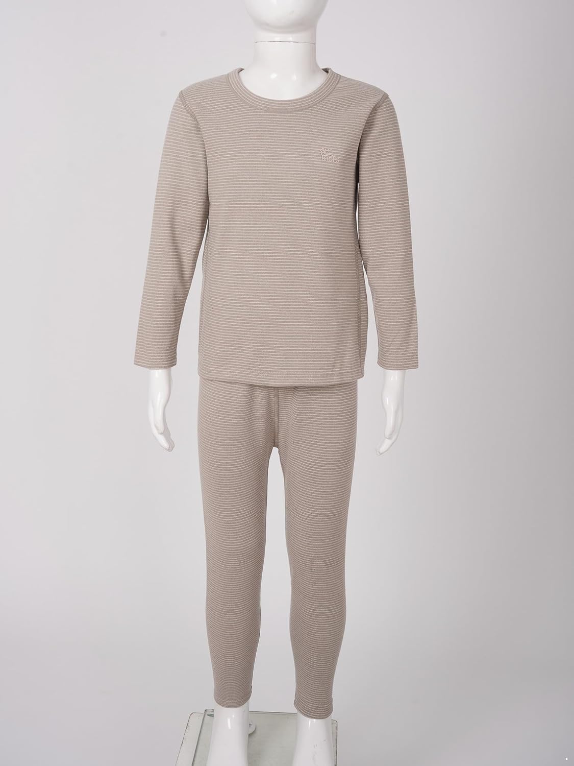 iiniim 2 Pieces Thermal Underwear Set for Girls Boys Kids Base Layer Long Sleeve Shirts with Leggings Outfits