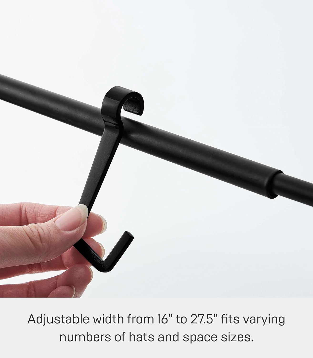 YAMAZAKI Home Tower Hat Hanger Rack, Expandable Metal Storage Organizer Hooks For Closet - Steel