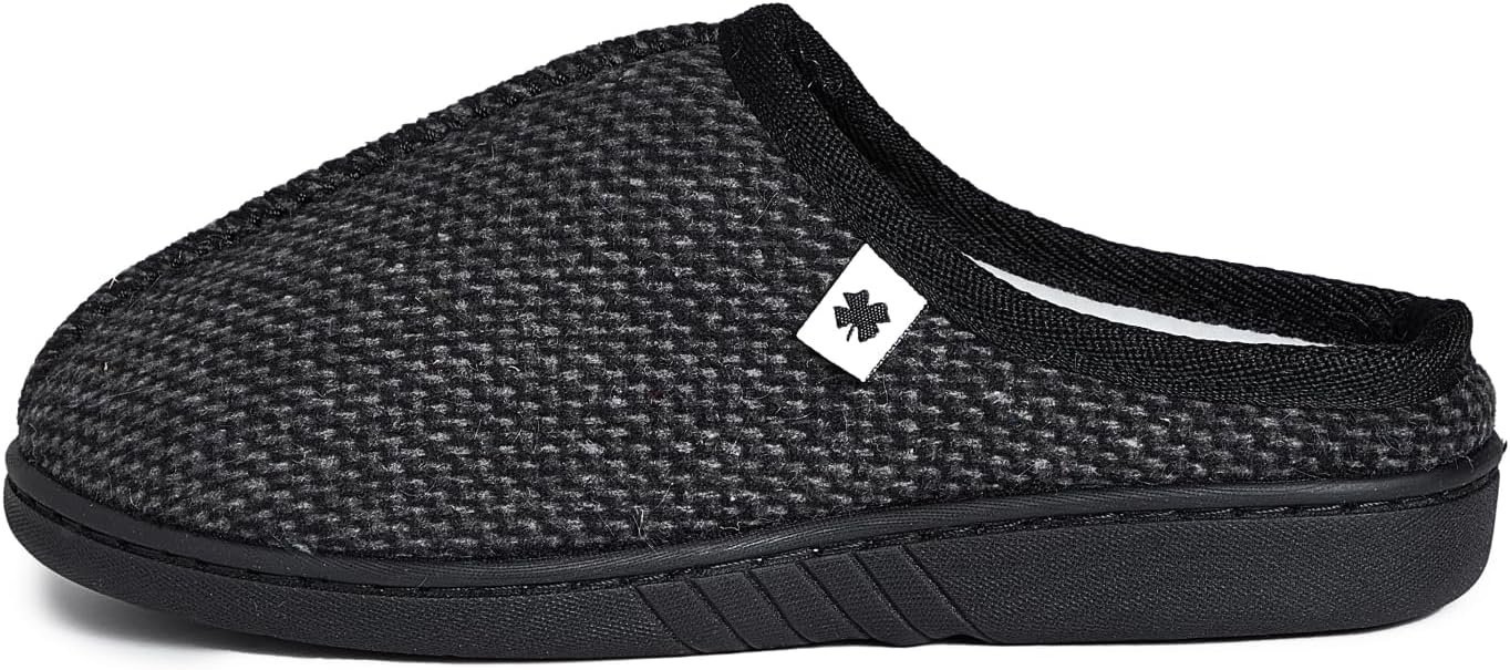 Lucky Brand Boys Micro Suede Sherpa Clog Slippers Warm Cozy Indoor Outdoor Slip On House Shoes Plush Lined Comfort Clogs - Image 2