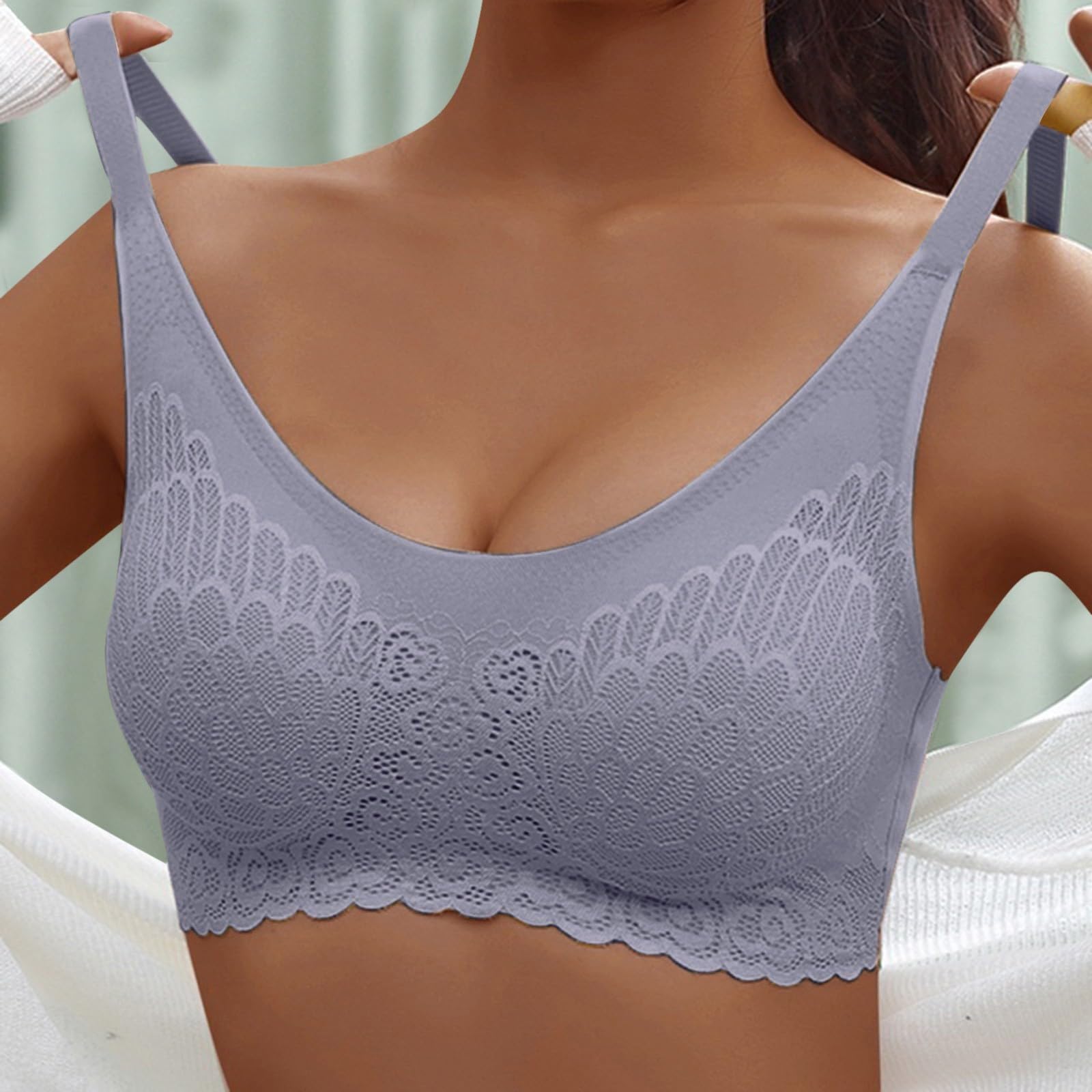 3 brasieres deportivos para mujer, sostén deportivo para mujer, lindo brasier de entrenamiento, sin varillas, de apoyo, no se ve, realce de moda para entrenamiento de busto grande, soporte completo,