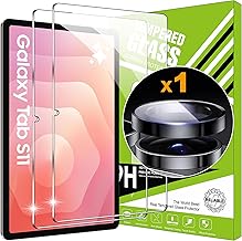 Lemxiee Tempered Glass for Samsung Galaxy Tab S11 11 inch Screen Protector [2+1 Piece] Tempered Glass Camera Lens Protector