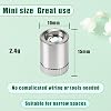 Mini luces LED 10 pcs, luces LED pequeñas a batería, estroboscópicas de colores | Tamaño mini, multiusos, 10 juegos de baterías de repuesto, mini luces para manualidades, cajas de sombra, decoración, accesorios para casas de muñecas 5