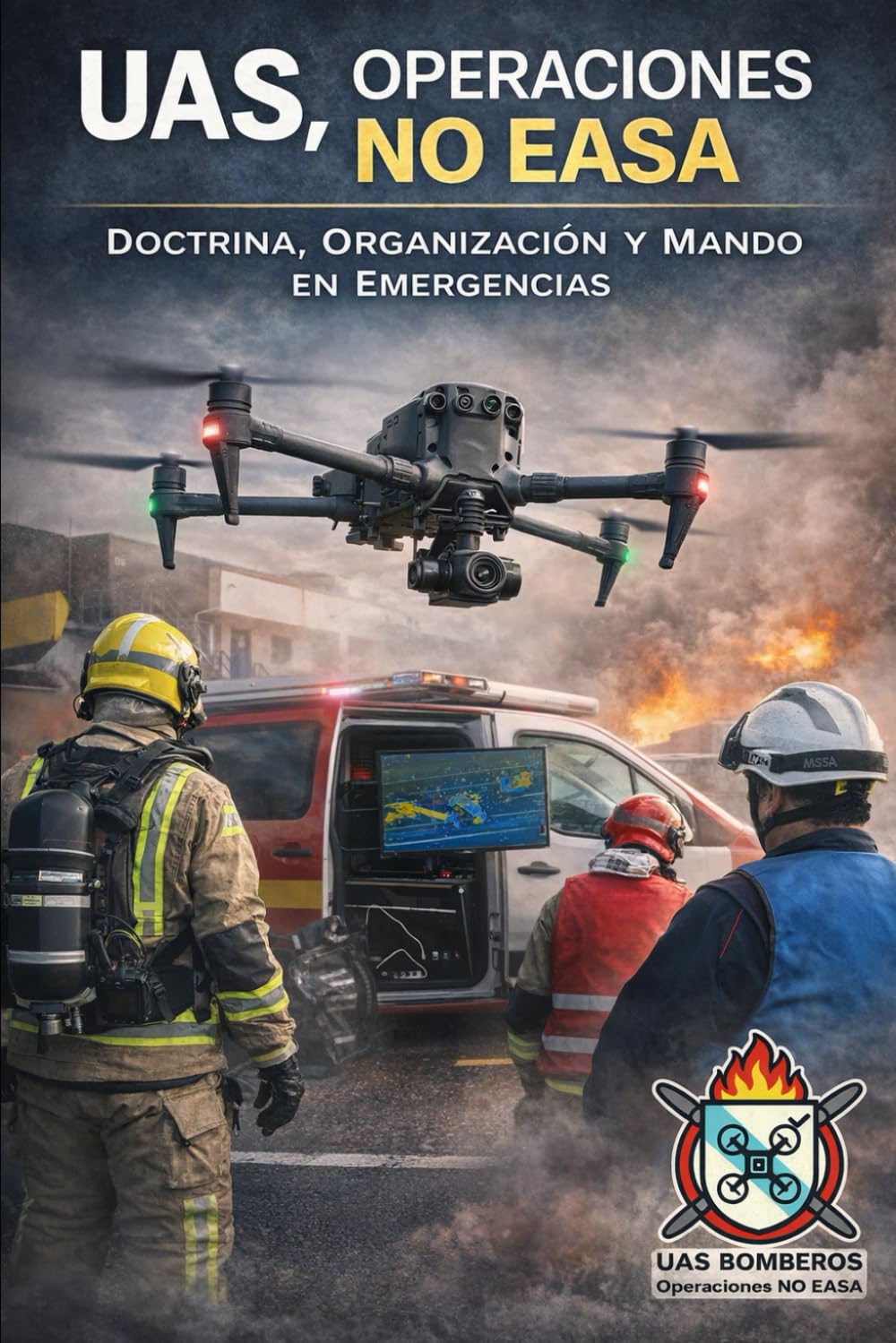 Manual del Curso: UAS: Operaciones NO EASA (Edición en B/N): Doctrina, Organización y Mando en Emergencias