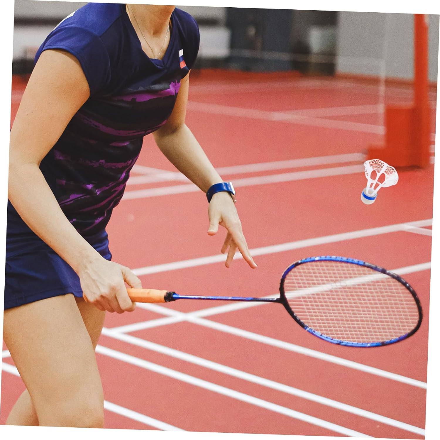 3pcs Wind Resistant Shuttlecocks for Badminton Training Durable Nylon Design for Use for Practice and Competition Random Color