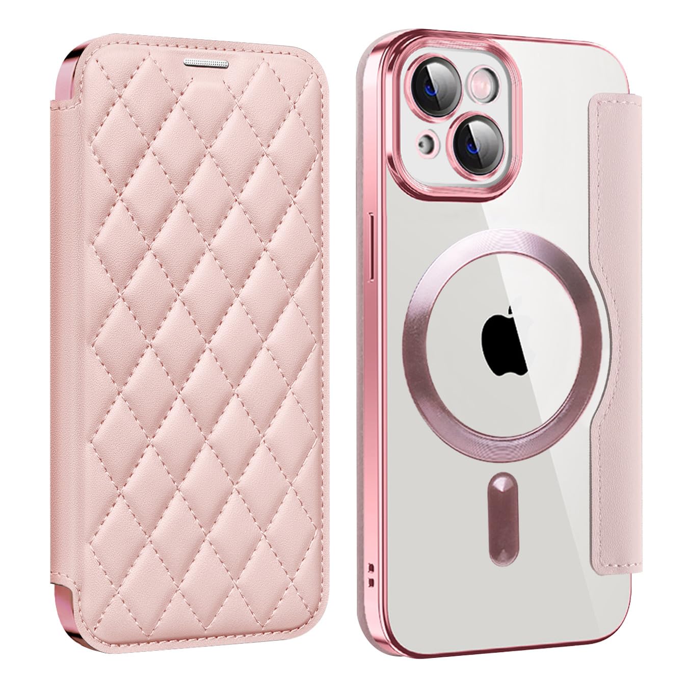 Amazon.co.jp: MuZiF iPhone 13 用 ケース 手帳型 Magsafe対応 クリア