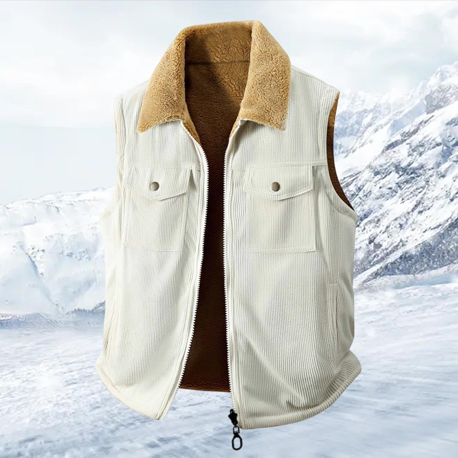 Genérico Chaleco Plumas Ligero Hombre,Chalecos Acolchados Invierno Plumon Guateado chaqueta térmica para correr acolchado con bolsillos Aislado Deportivo Gilet Exteriores Talla Grande