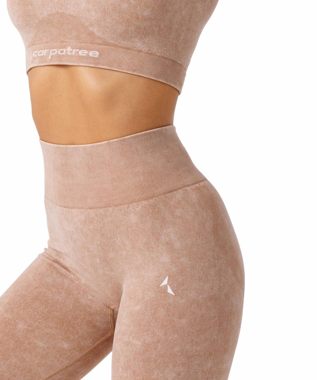 carpatree - Leggings deportivos para mujer, leggings deportivos sin costuras y opacos, cintura alta, gran flexibilidad, mallas de marca para entrenamiento, gimnasio, yoga