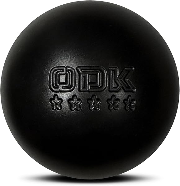 ODDEKA Competition Zeus Carbon Steel Petanque Balls Very Soft 110 kg/mm² FFPJP Approved Black Finish - Triplet - 1