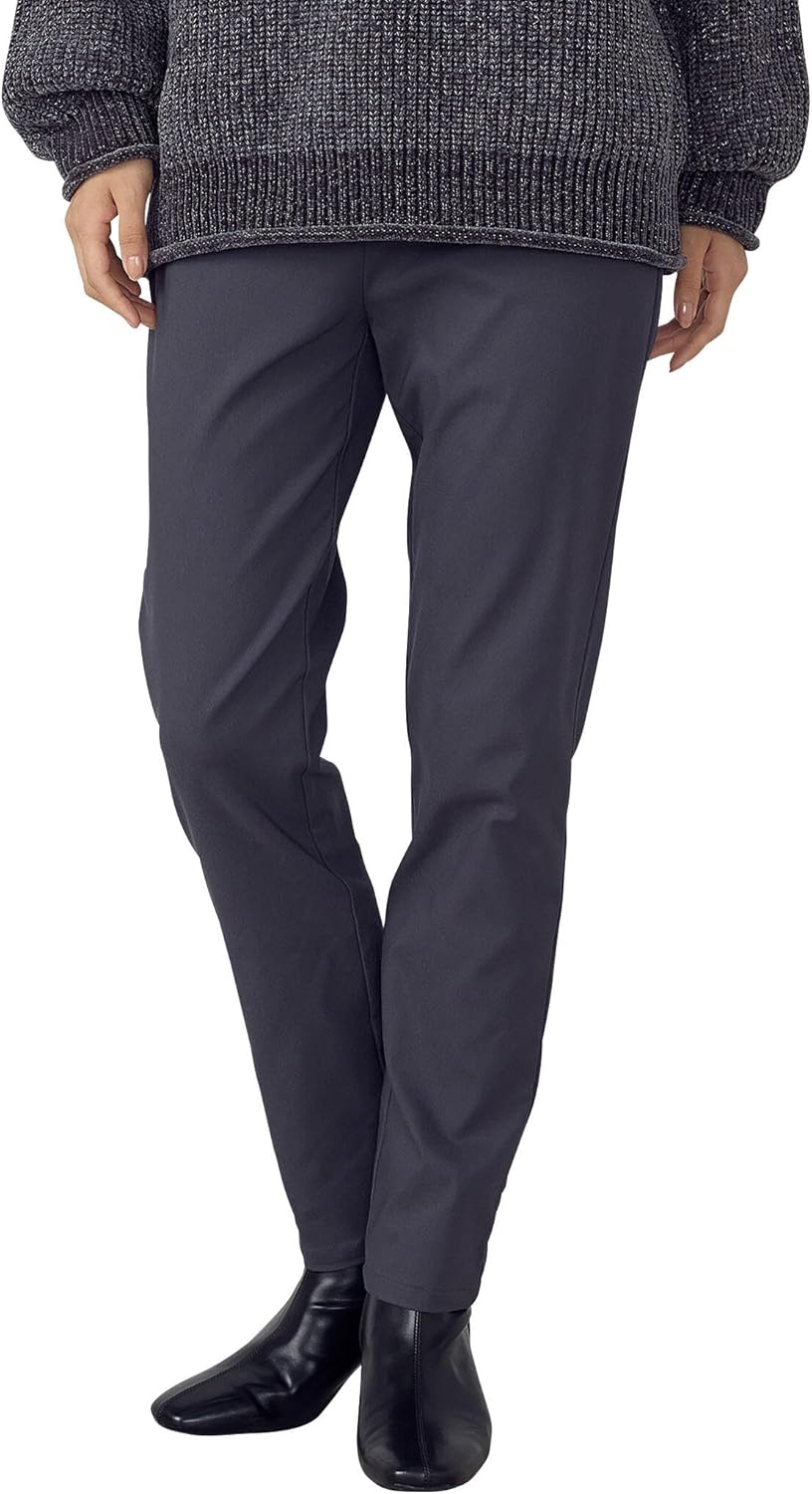 [コムサイズム] (コムサモデルズ) 【美しいベーシックパンツ】 裏起毛 ハイテンションパンツ 38-52PI62-204