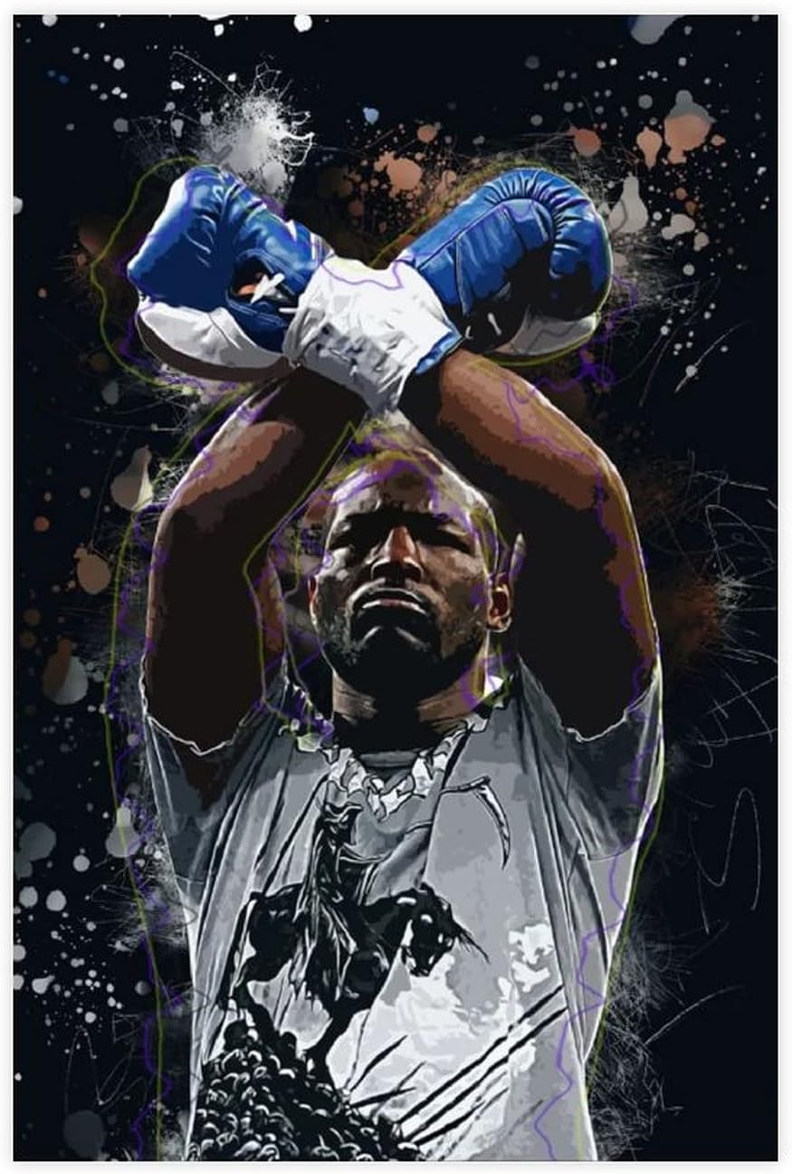 Amazon Co Jp ボクシングアスリートバーナードホプキンス3アートhdポスターキャンバスポスター寝室の装飾スポーツ風景オフィスルームの装飾ギフトアンフレーム 16x24インチ 40x60cm ホーム キッチン