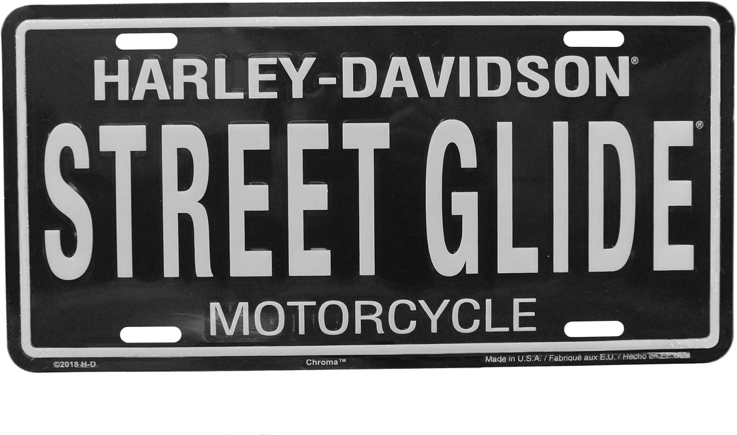 Harley-Davidson Street Glide Metal License Plate