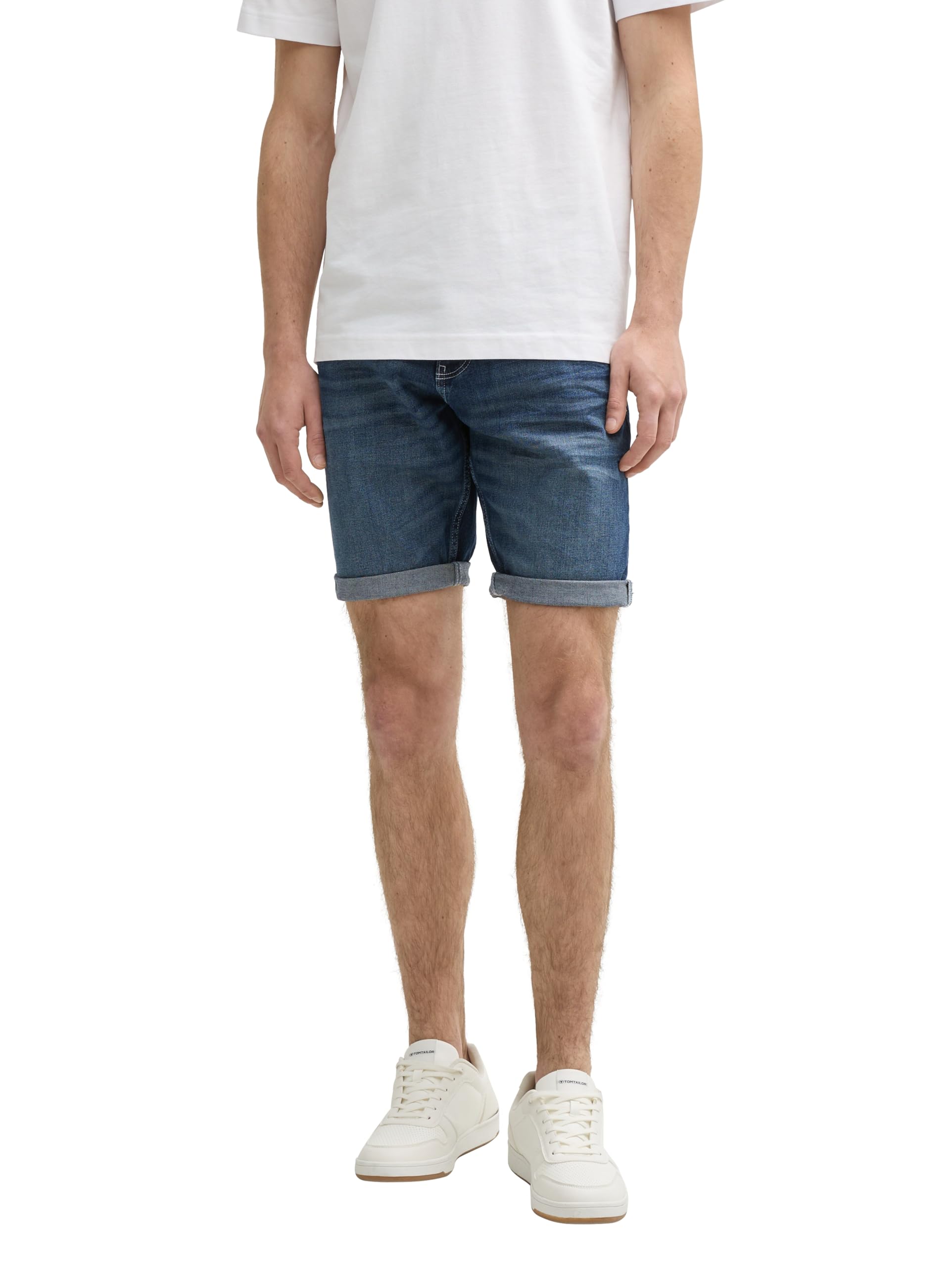 Tom Tailor Herren TTJOSH Regular Slim Jeans Shorts
