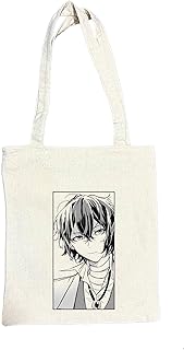 شنطة يد كبيرة توت بتصميم شخصية اوسامو دازاي مستوحاة من انيمي ياباني بانجو دازاي 3