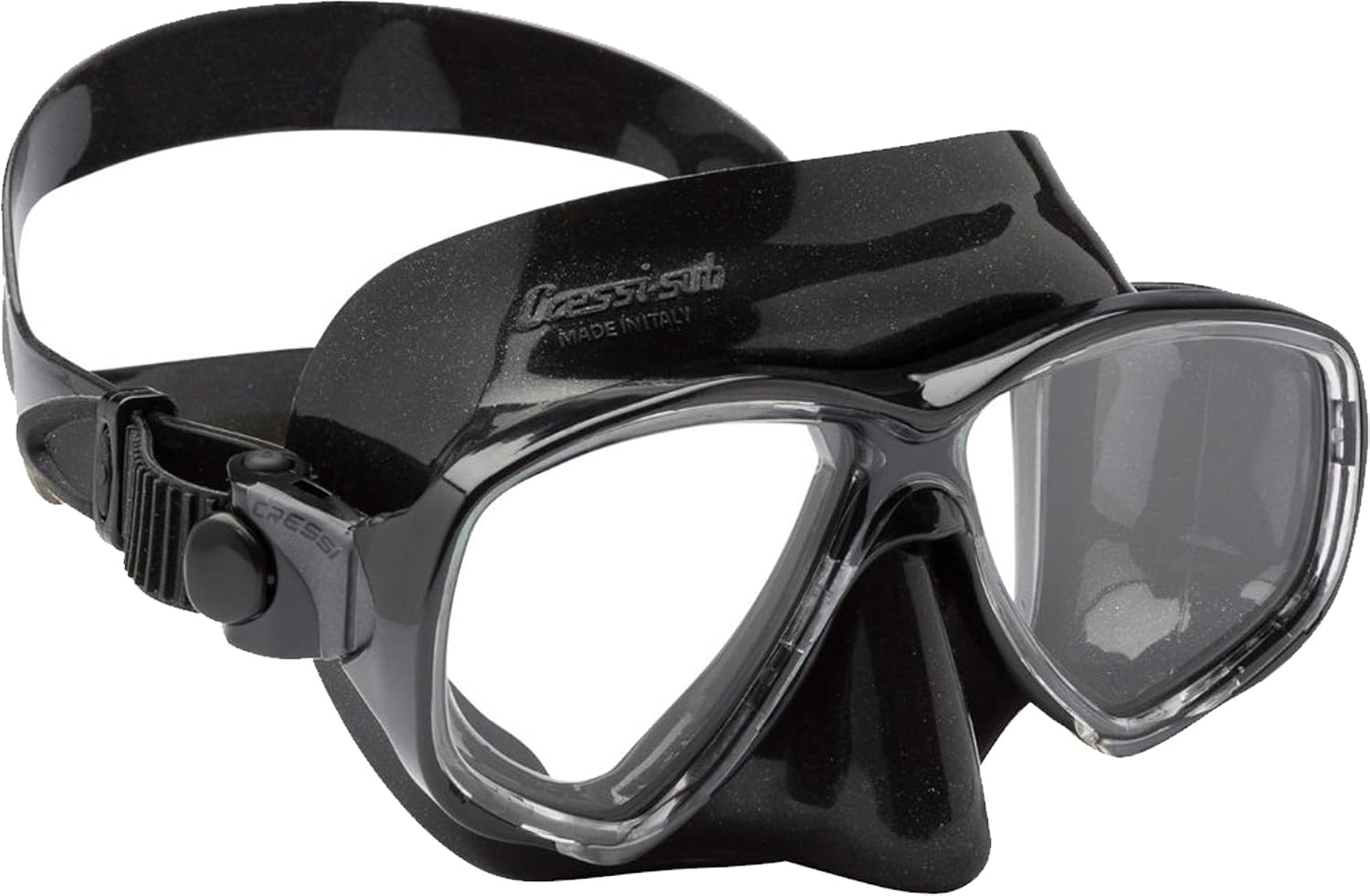 Cressi Marea Vip - Combo Set Marea Mask + Snorkel Mexico Diving and Snorkelling, Black/Black, One Size, Unisex Adult - Image 3