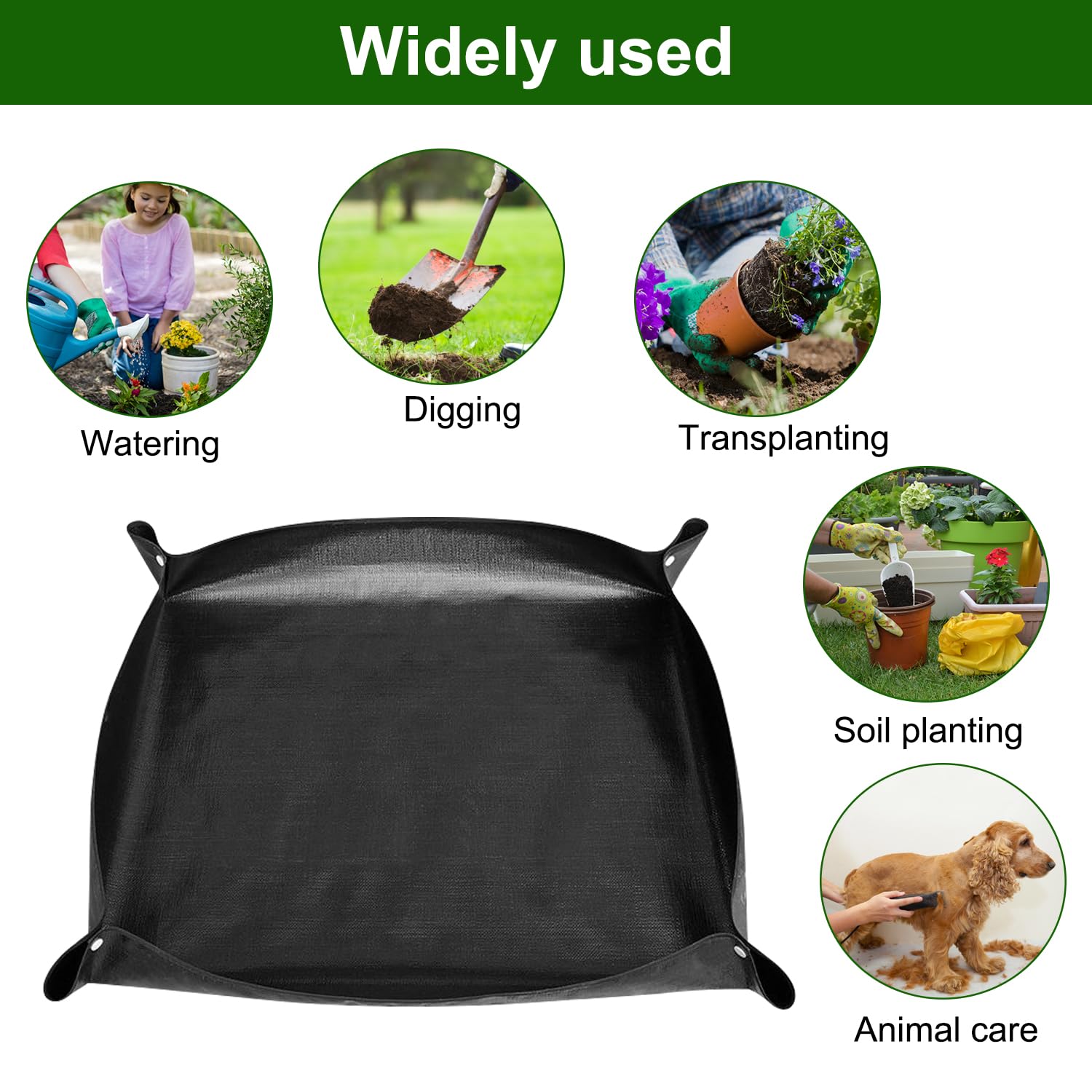 Pflanzen-Umtopfmatte – Wasserdicht, 74x75 Cm, Für Sukkulenten & Zimmerpflanzen