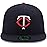 New Era MLB 59FIFTY Team Color Authentic Collection Fitted On Field Game Cap Hat (7 5/8, Minnesota Twins)