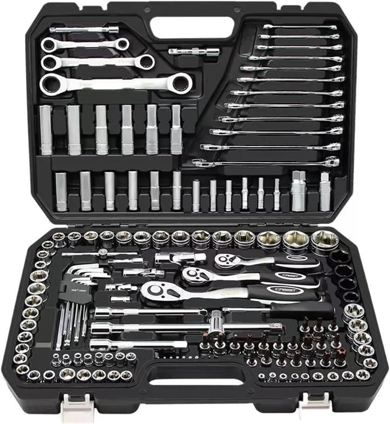 Automobile Maintenance Tool Set, Decoration Car, Ratchet Socket Wrench, Daquan Auto Repair Casing, Multi-functional Combination(150pcs-B)