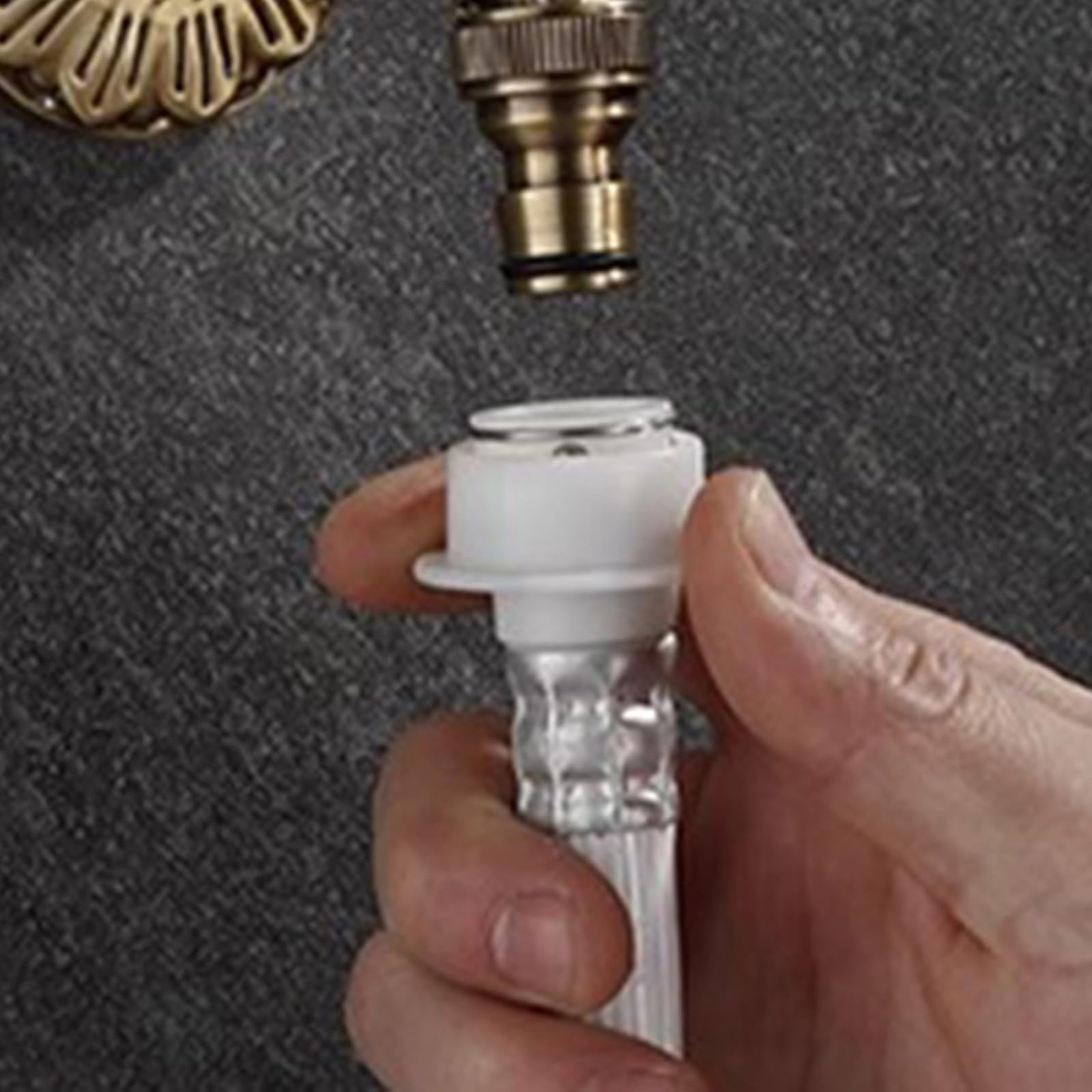 Rubinetto Giardino Muro Ottone Retrò a Forma di Pesce Uscita Acqua Fredda Singola Collegabile a Una Tubatura Esterna Maniglia Singola G1/2, Bronzo, 9 CM