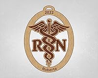 Vista 1 de RN, Registered Nurse, RN Gift, RN Christmas Ornament, RN Personalized Ornament