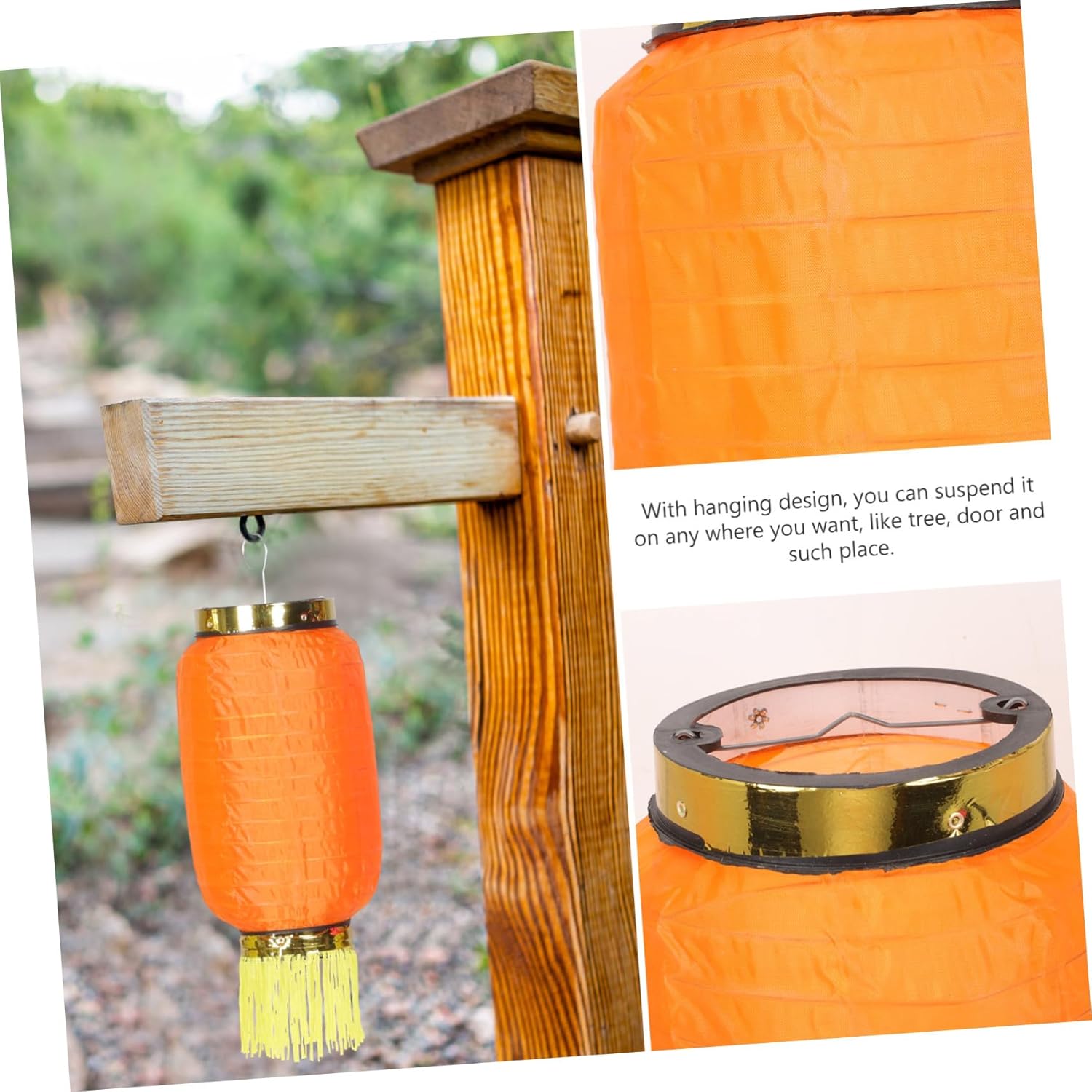 Homoyoyo Japanese Decor Ornament 6pcs Lantern Japanese Silk Japanese Sushi Hanging Decor Party Hanging Lantern Party Supplies Cloth Plastic Iron Cooking