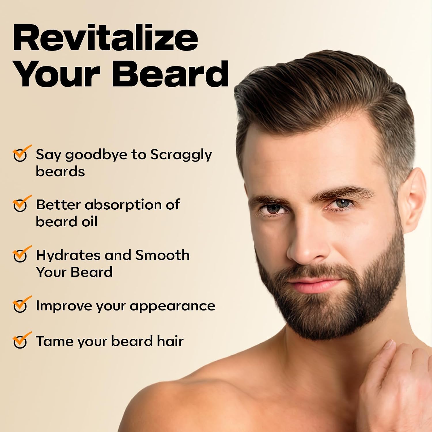 Waking Forest Beard Oil & Beard Balm, Sandalwood Beard Kit, Beard Care Kit for Men, Natural Moisturize with Vitamin E Beard Oil for Men