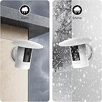 Vista 3 de Cubierta de sombra para cámara de sol y lluvia para cámara Ring Stick Up Cam – Protector de capó de cámara impermeable resistente a los rayos UV