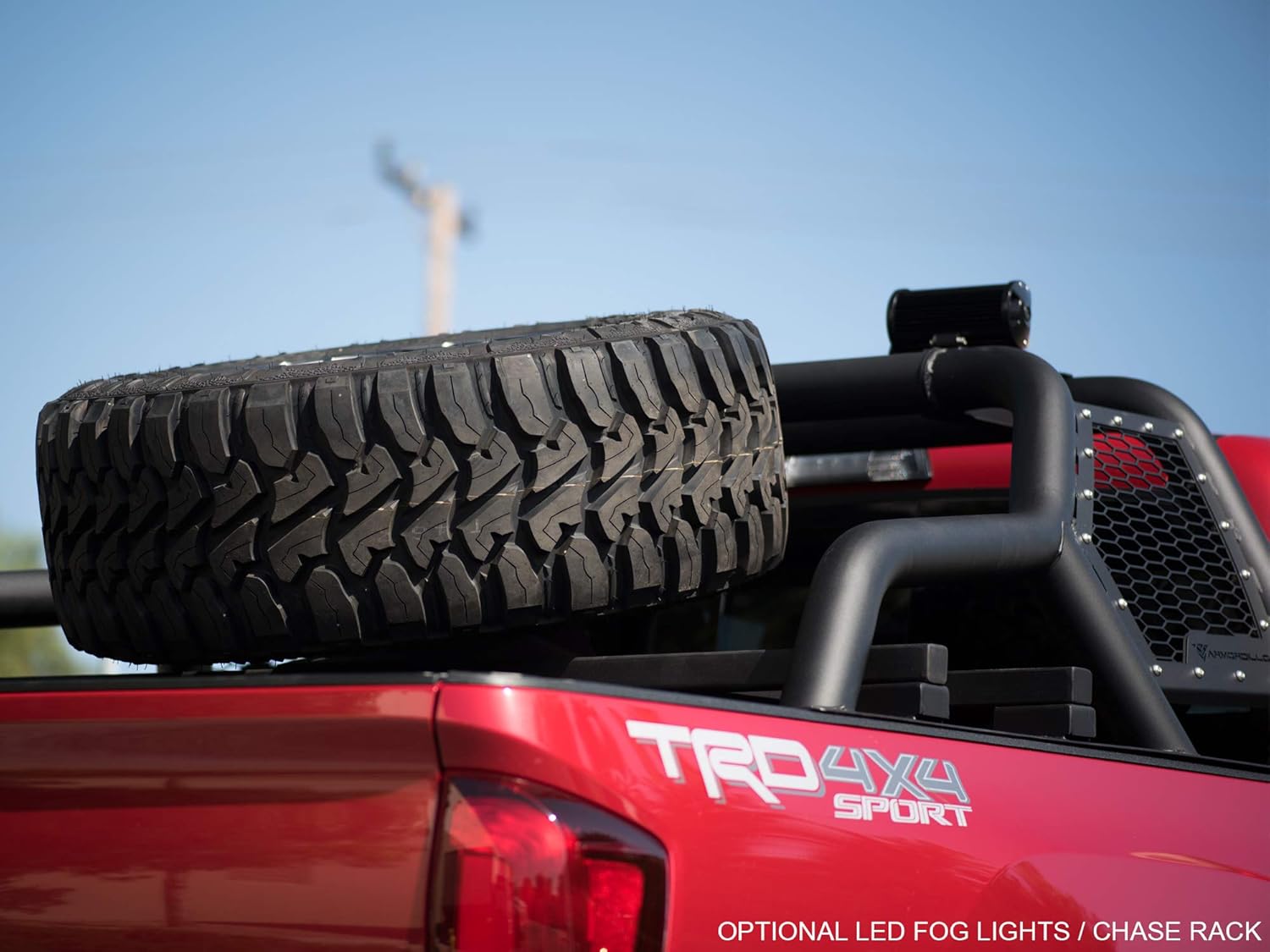 Armordillo USA 7180369 CR1 Tire Carrier for Mid Size Trucks | Attachment for CR1 Chase Rack Part# 7180345