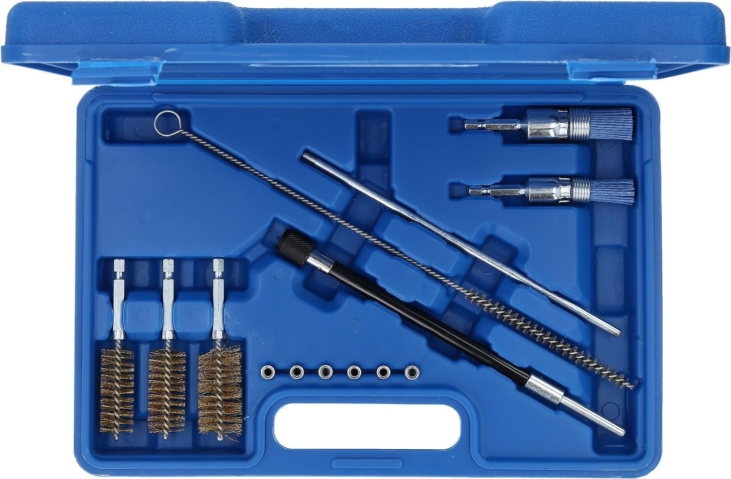 Brilliant Tools BT551380 Injector Seat and Shaft Cleaning Set 14 Pieces [Powered by KS Tools]