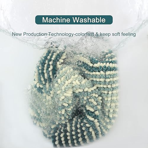 Miniatura 3 de BSICPRO Tapetes de baño grandes, tapetes de baño para baño, antideslizantes, 22 x 60 pulgadas, absorbentes de agua, tapetes de baño de felpilla