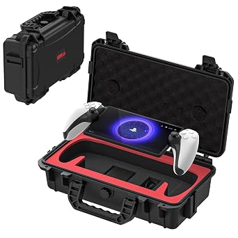 STARTRC GAMES Carrying Case for Playstation Portal Remote Player, Hard Shell Travel Case with DIY Customizable Foam for PS Portal, Portable Hard Storage Bag for PS5 Portal and Other Accessories