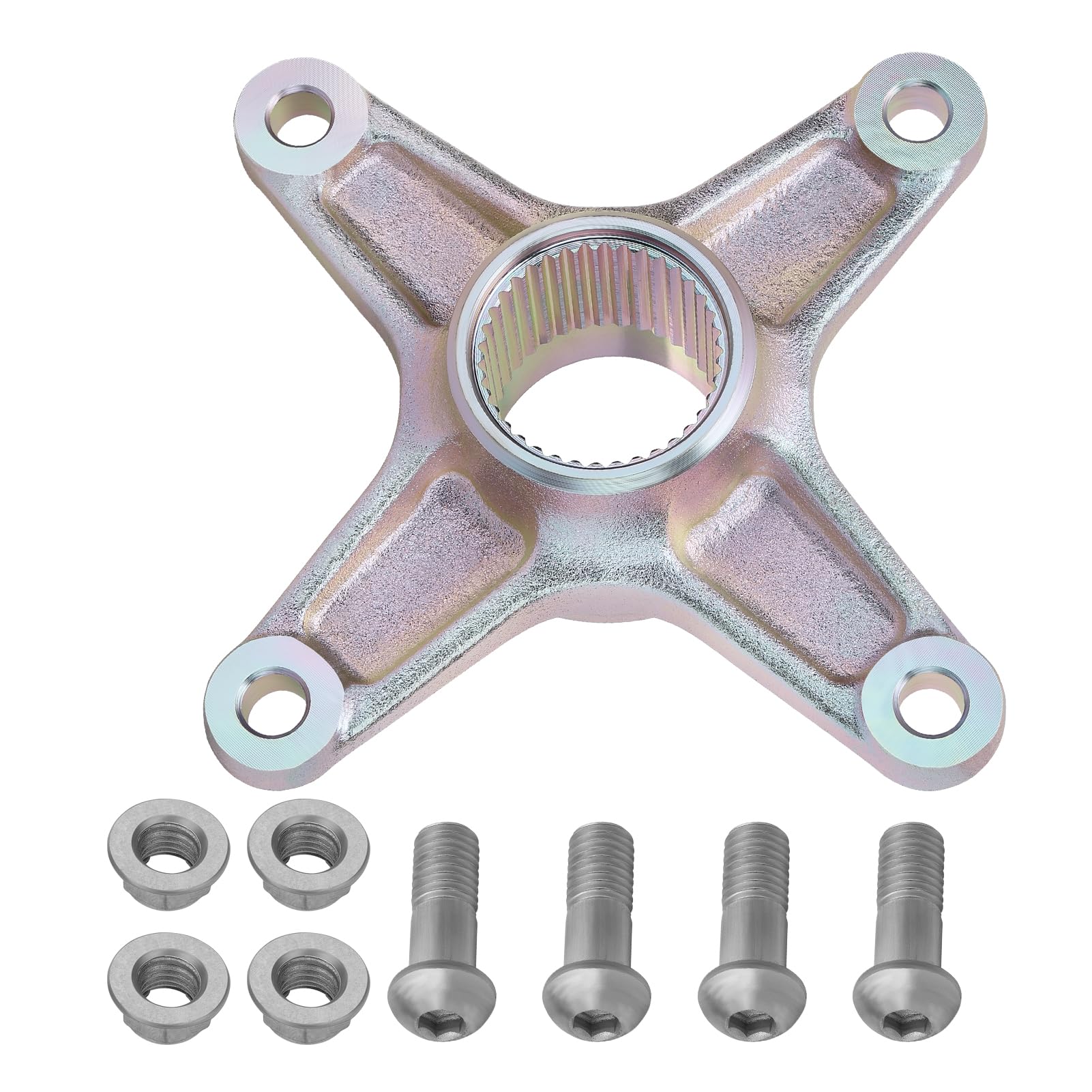 Kettenrad Hinterachse & Nabenhalter Satz Passend für Yama-ha YFZ450 Raptor 700 2004-2024 1S3253860000 5TG253860000 5TG254381000
