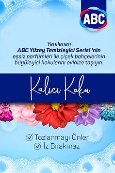 ABC DETERJAN Yüzey Temizleyici Bahar Tutkusu 2,5 L