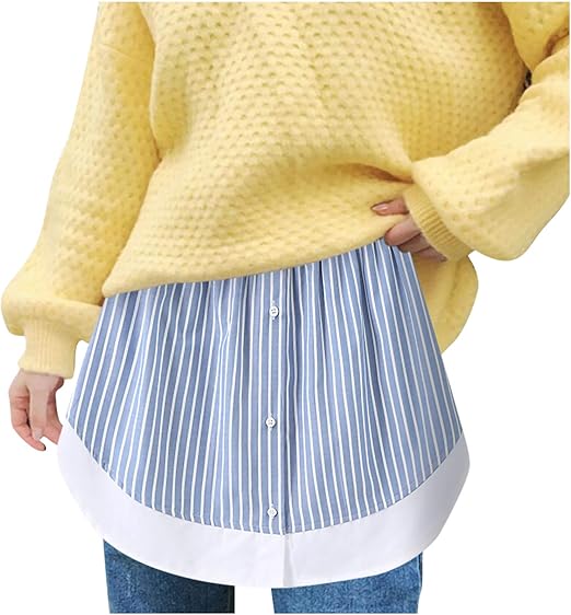 Clacce Mini Skirt Extender Skirt Women's Inner Skirt Layered Extender