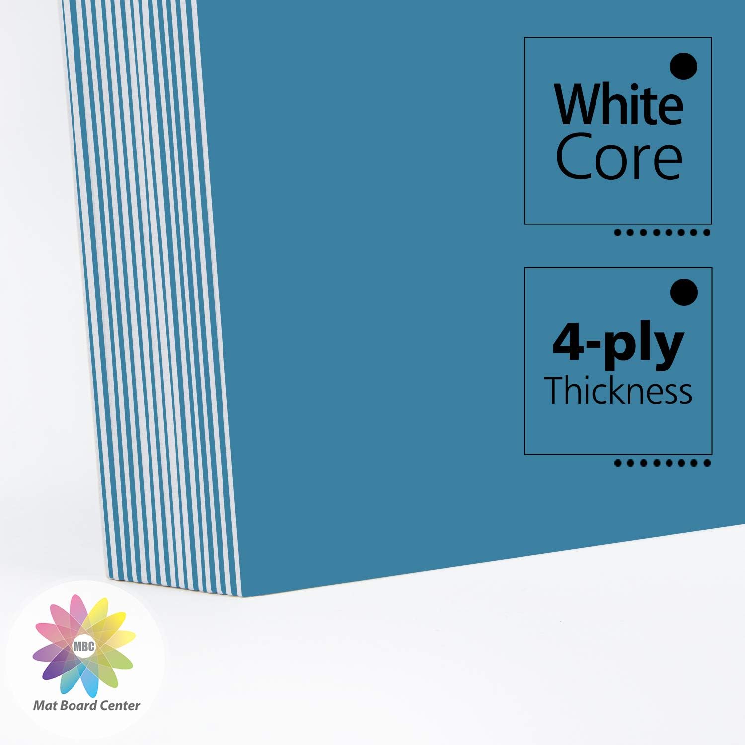Mat Board Center, Royal Blue Color Uncut Mats - Full Sheet - for Art, Prints, Photos, Prints and More, 10 Pack, 11x14 : Electronics