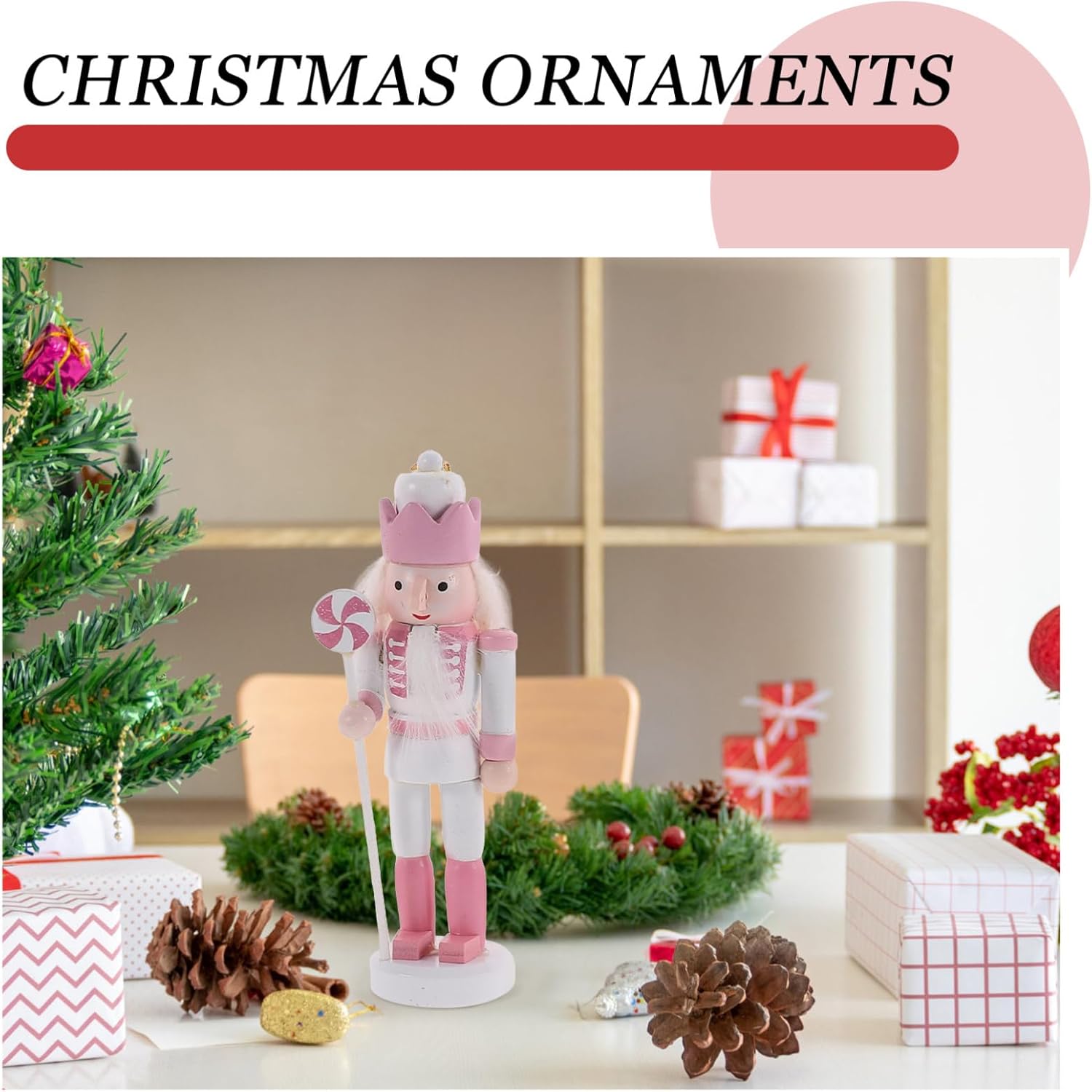 Ciieeo 5pcs Nutcracker Dolls Nutcracker Ornaments Christmas Nutcracker Doll Wooden Nutcracker Soldier Doll Nutcracker Figures for Christmas Decor