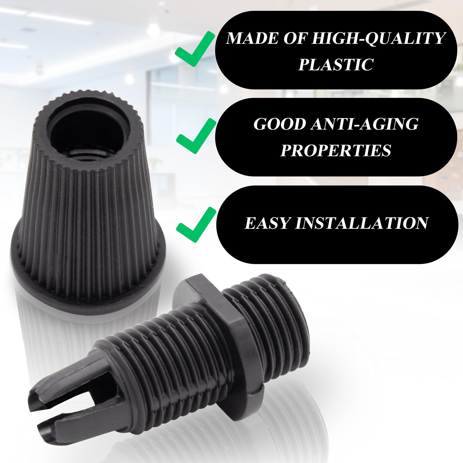 Câble Pour Suspension En Corde Et Métal Noir Douille H.110cm